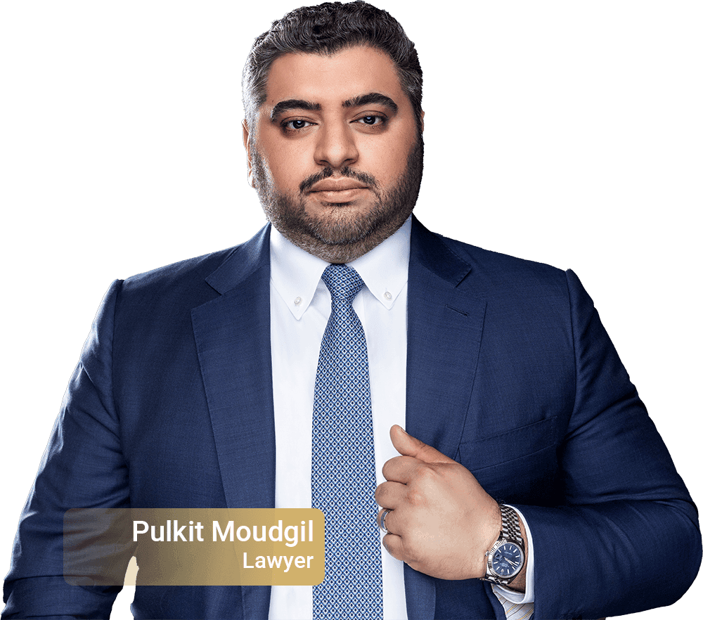 Attorney Pulkit Moudgil in his Houston office